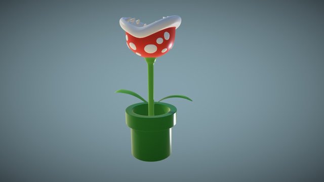 Piranha Plant 3D Model