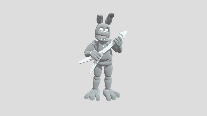 TMG Un Withered Bonnie 3D Model