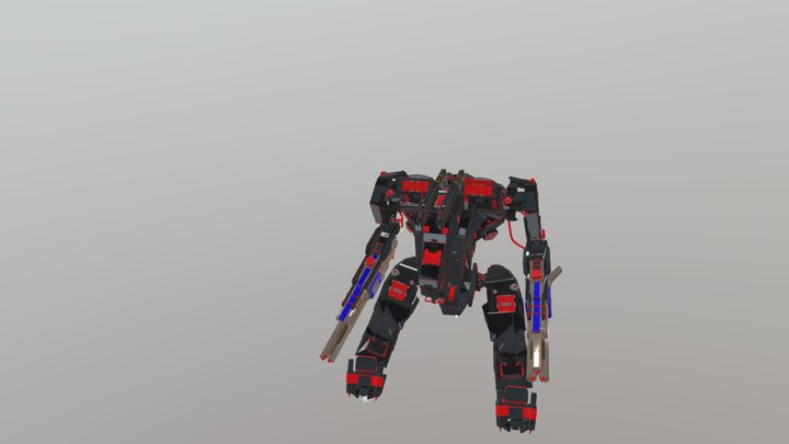 final_draft_-_mecha_coursework_xyz_school 3D Model