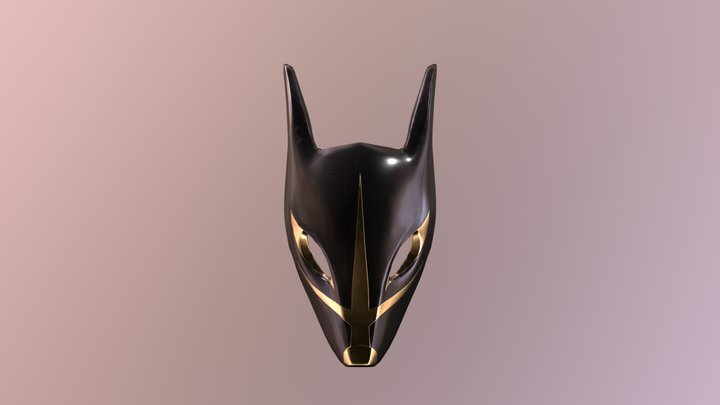 TO THE TOP Mask Dark 3D Model