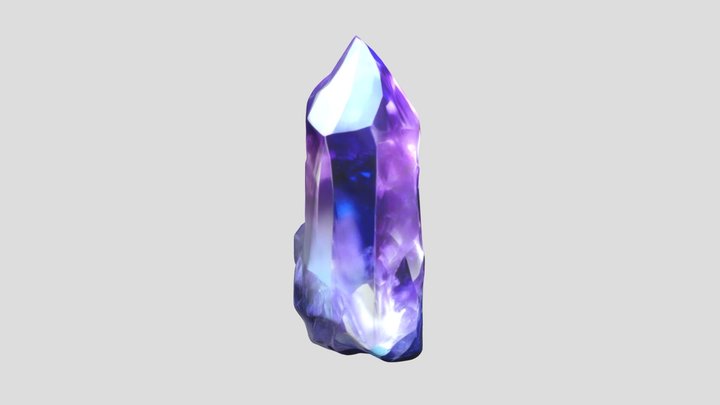 Amethyst Glow 3D Model