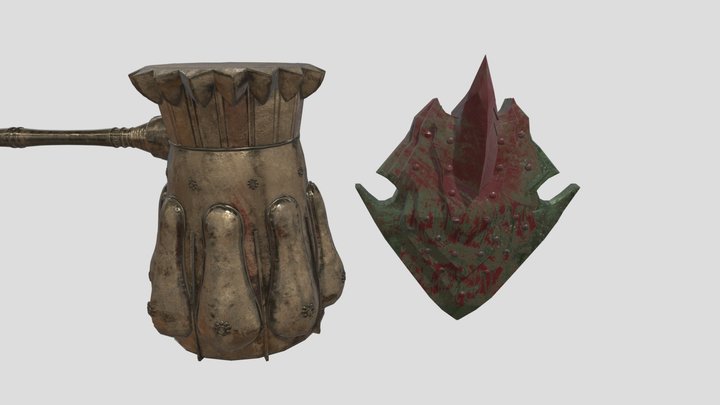 OrcShield/Smough'sHammer 3D Model