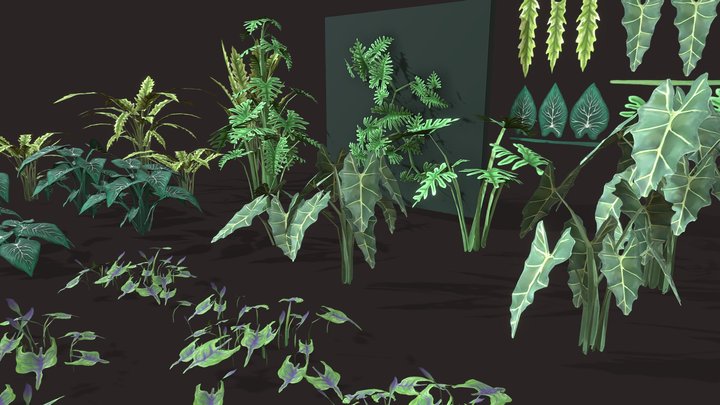 Plants_Collection 3D Model