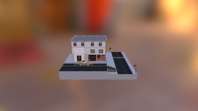 CityScene_ Ramacca (Sicily) 3D Model