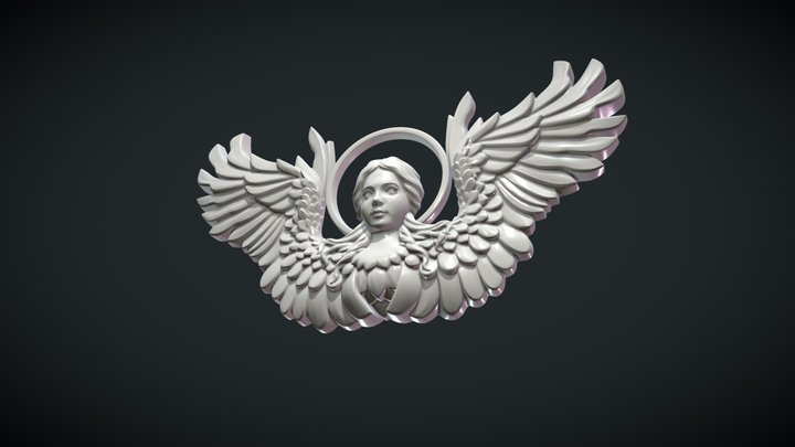 Angel Relief 3D Model