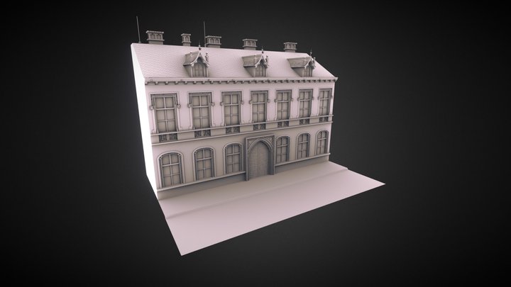 Prague Building 3D Model
