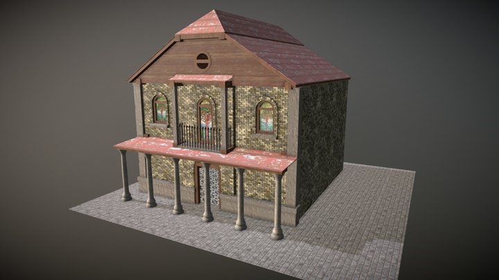 3D Historic house 3D Model