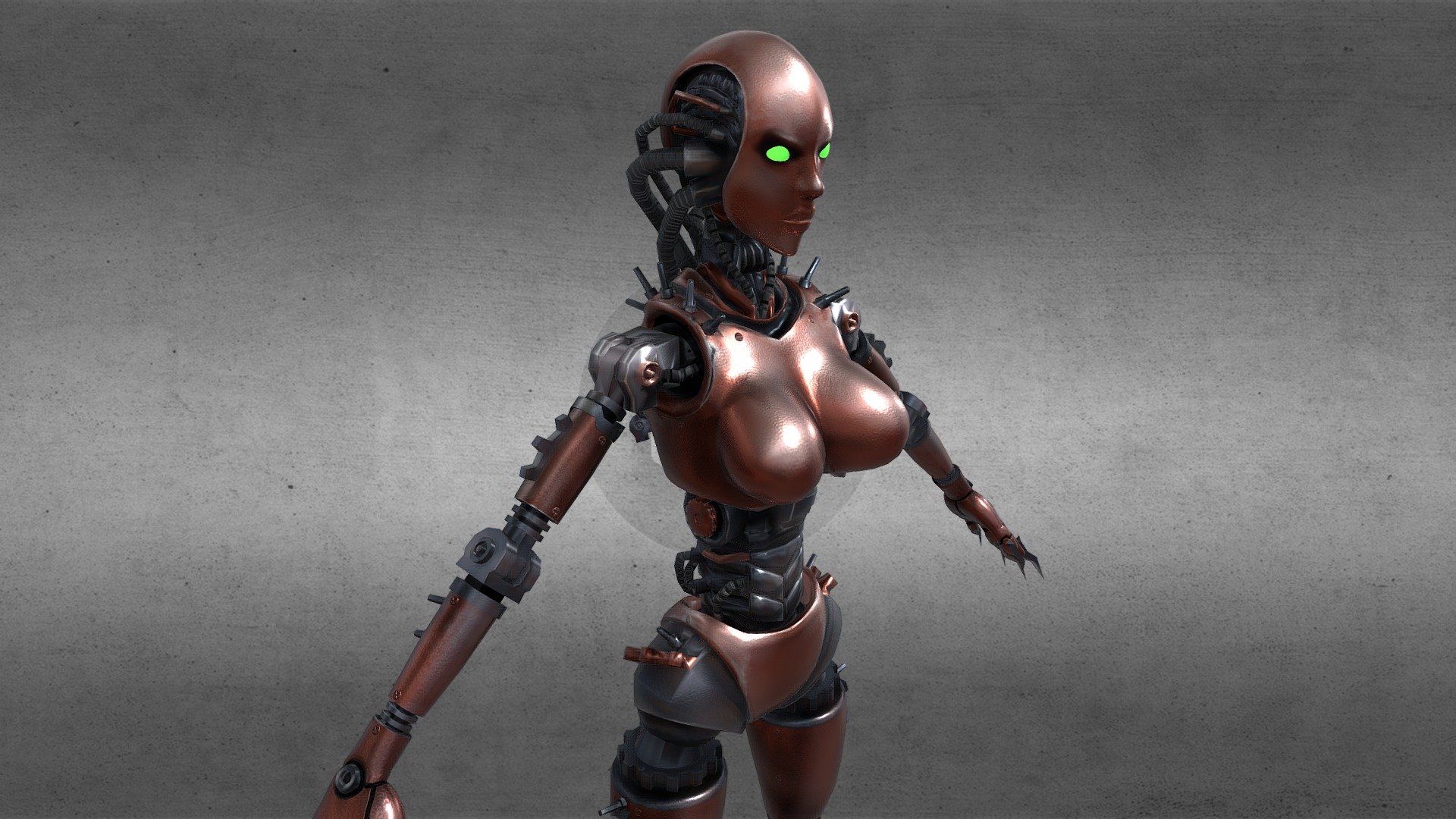 robot-assassin - 3D model by maksimpetrik [540f42c] - Sketchfab