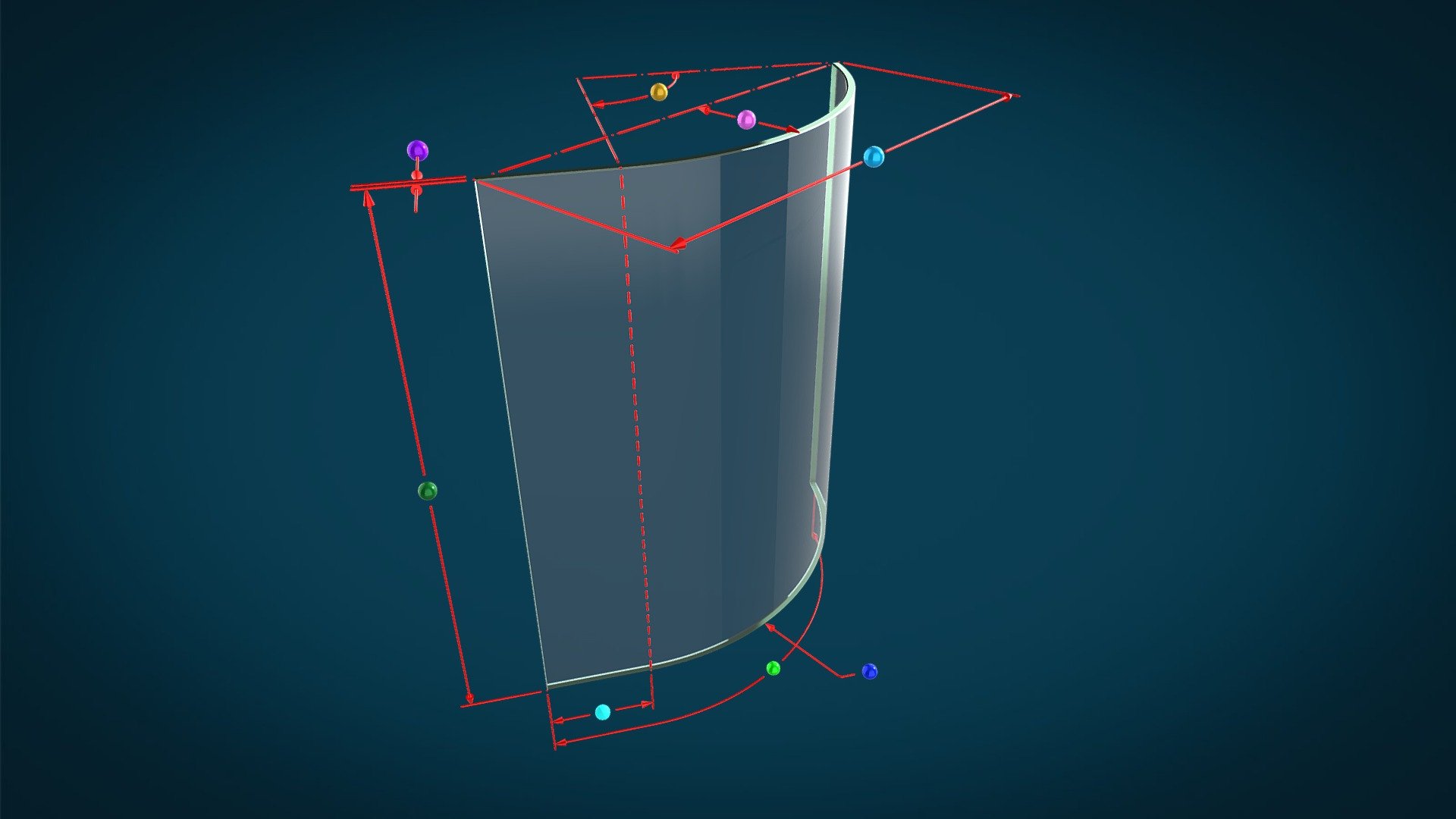 Even Radii Bend + Single Tangent — Sketchfab embed 3D viewer
