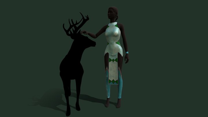 Eva Khlghatyan 2 3D Model