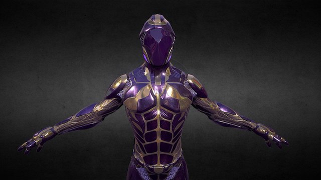 SciFi Reptilian alien armor 3D Model