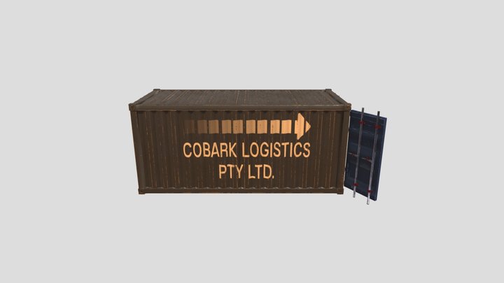 Container Box 3D Model