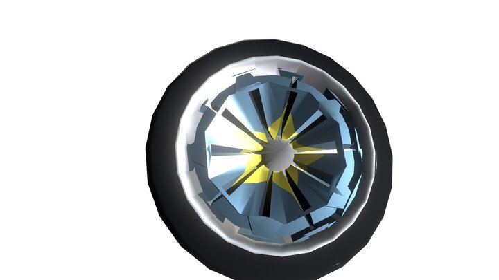 Wheel 0.95 3D Model