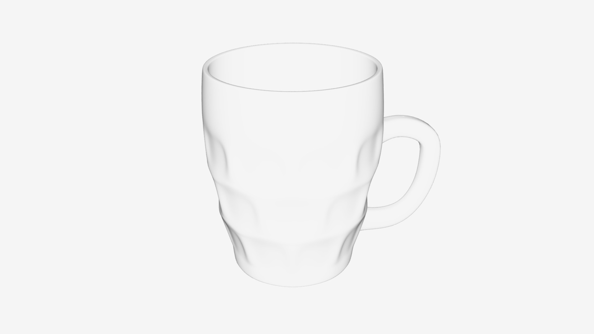 3D model Glass beer mug - This is a 3D model of the Glass beer mug. The 3D model is about a glass of milk.