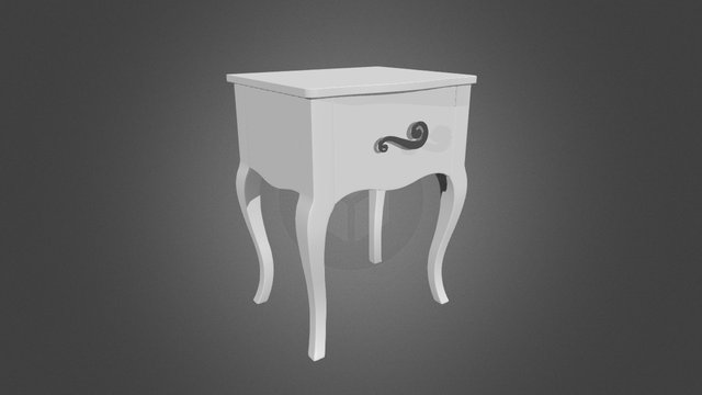 Bedside table Rosalio (Dream Land) 3D Model