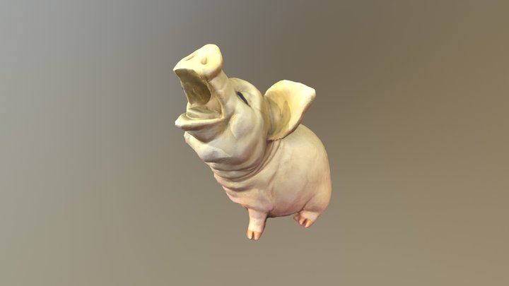 Happy Pig 3D Model