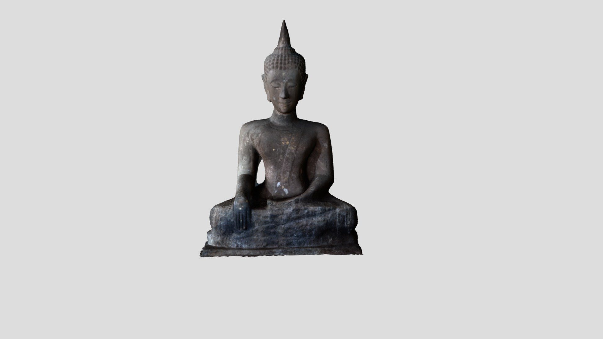 Sand statue Buddha Phayao craftman Big size  03