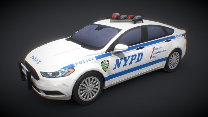 Ford Mondeo Police (NYPD) 3D Model