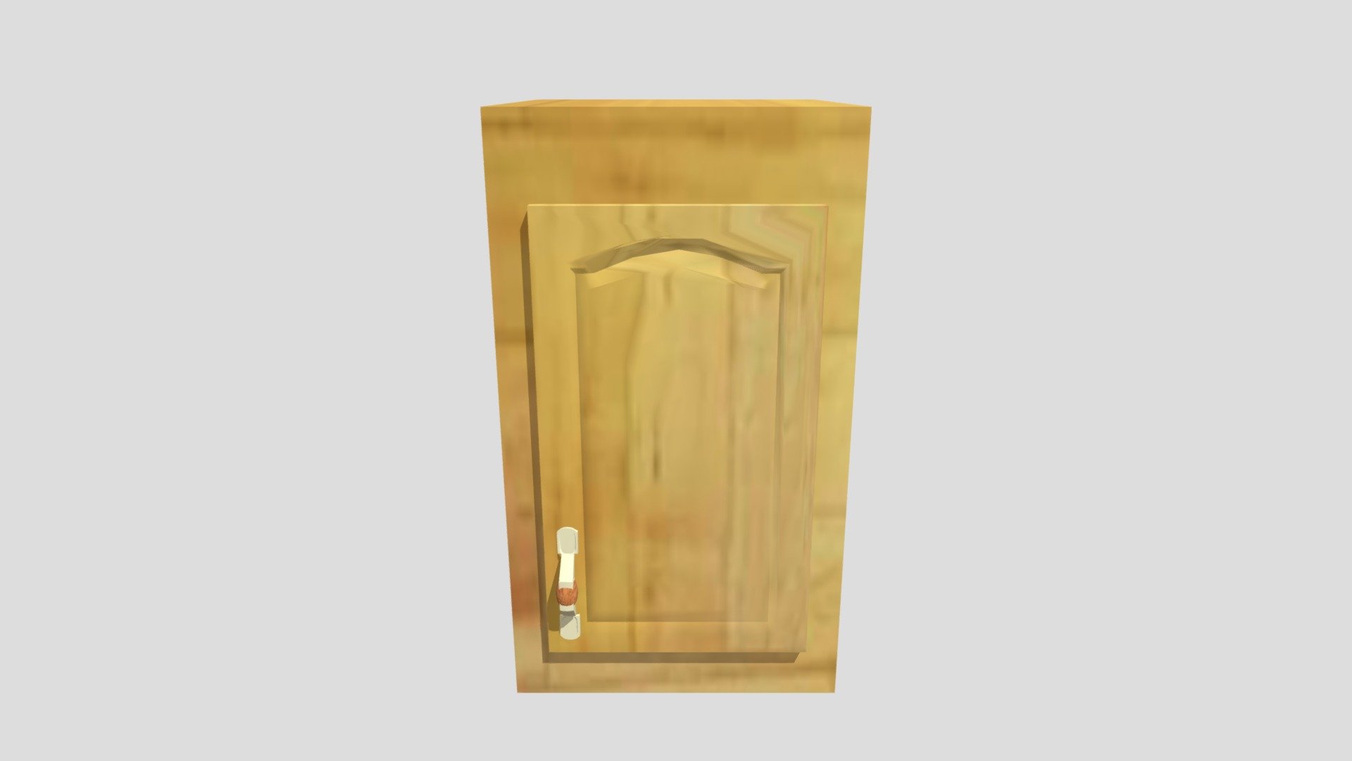 Wood upper cabinet