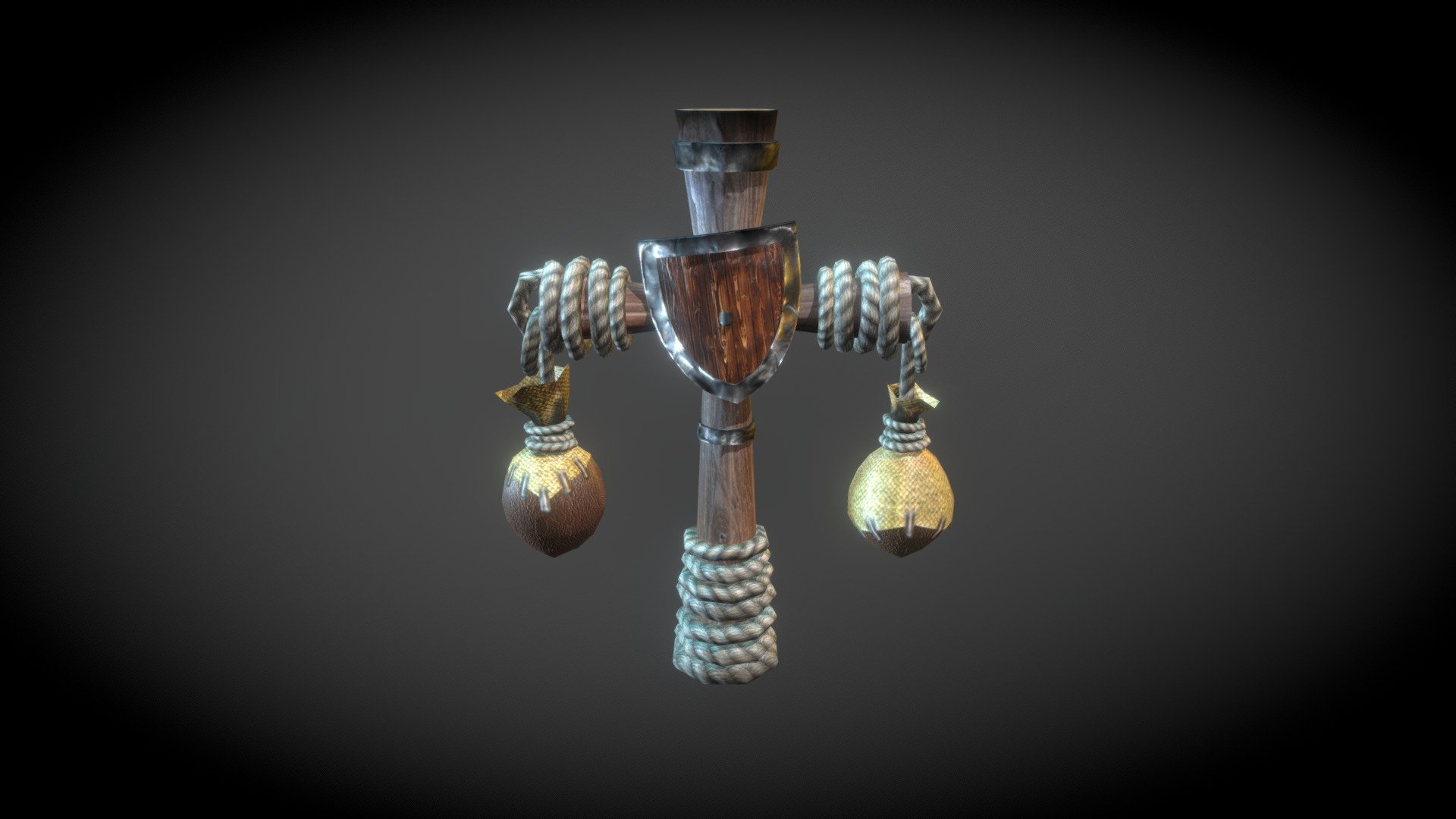 Wooden dummy - 3D model by Augustus1014 [541795e] - Sketchfab