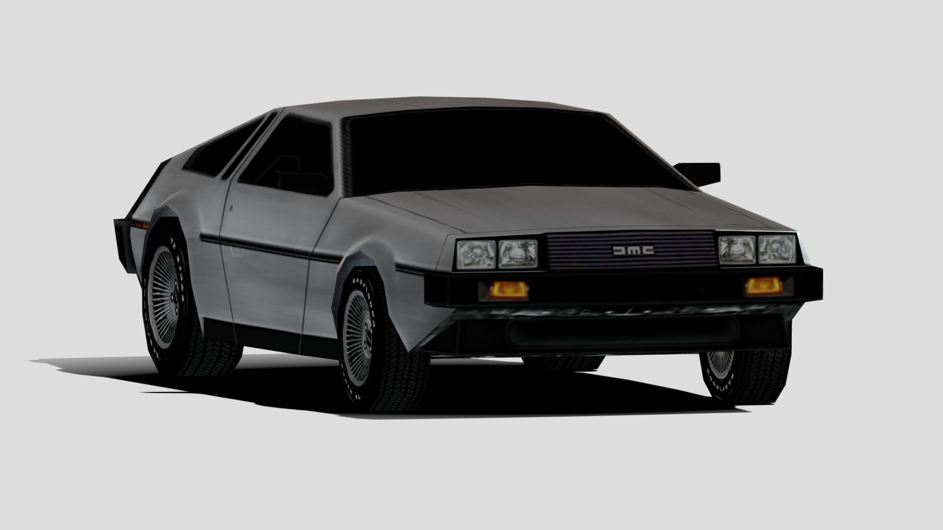 Delorean - Download Free 3D Model By Zairiq Zairiq (@zairiqzairiq ...