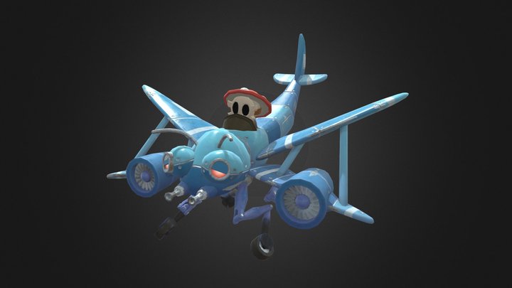 Parasite Fighter Plane 3D Model