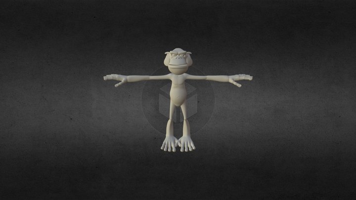 Monkey 3D Model