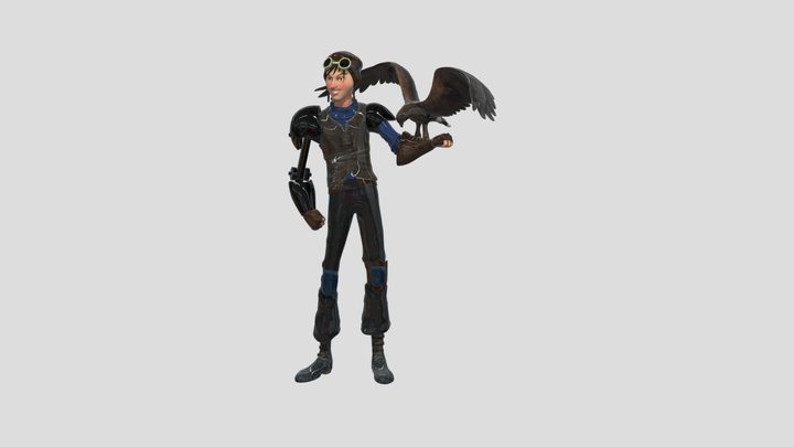 agentotoplay – Steamhawk 3D Models 3D Model