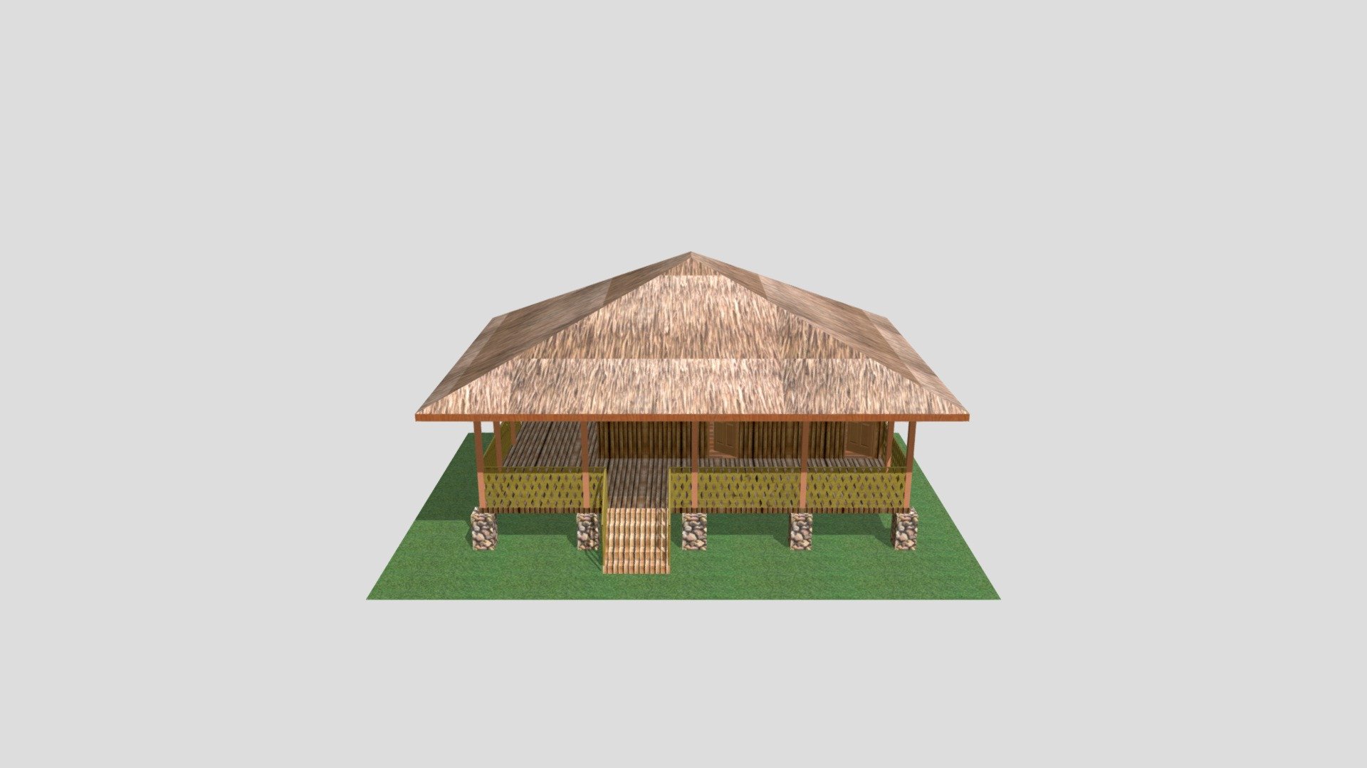 Bahay Kubo - 3D model by makeitsimple [541a134] - Sketchfab