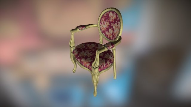 Ornate Chair 3D Model