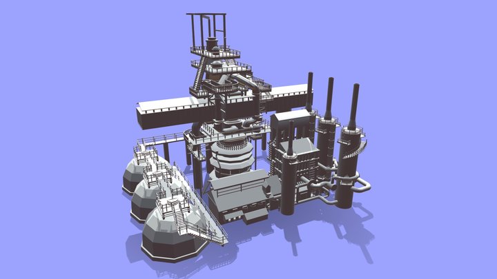 Factory 3D Model