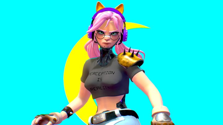 Skater Girl // Alexis 3D Model