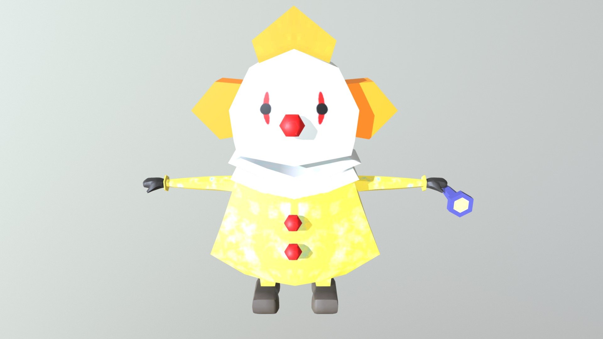 Clown - 3D model by ChiungYu [541b8c0] - Sketchfab