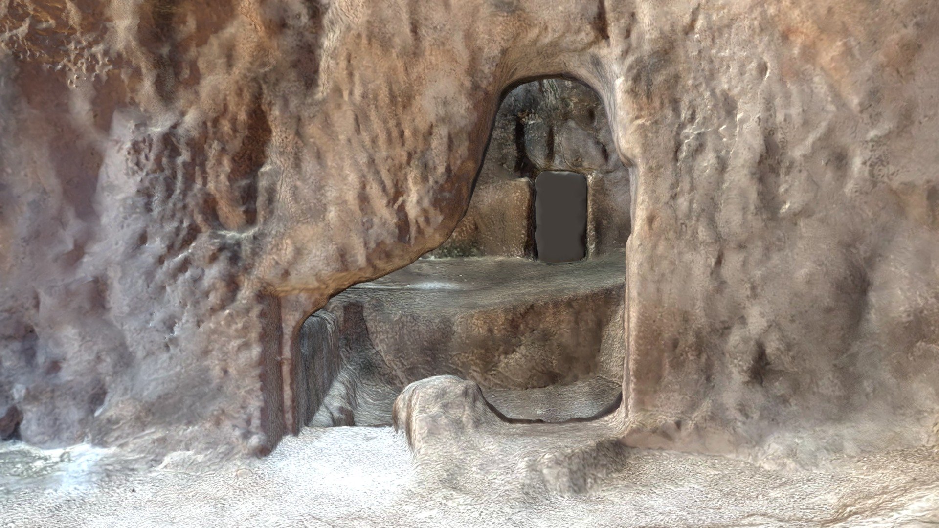 Burial cave Kidron valley — Sketchfab embed 3D viewer