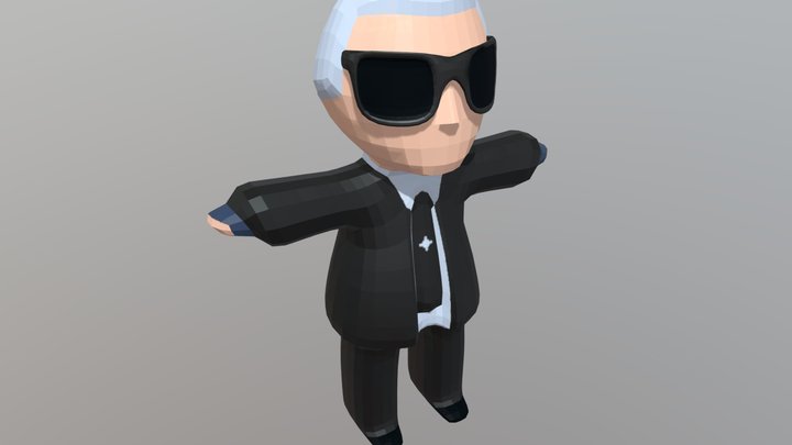IKONIC KARL STATUETTE 3D Model