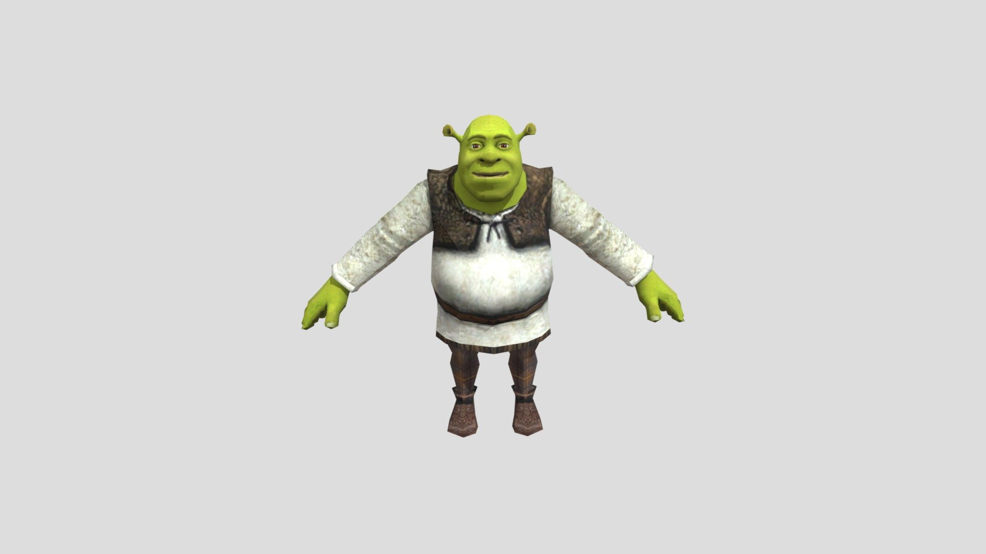 OBJ file Shrek 💀・3D printing idea to download・Cults
