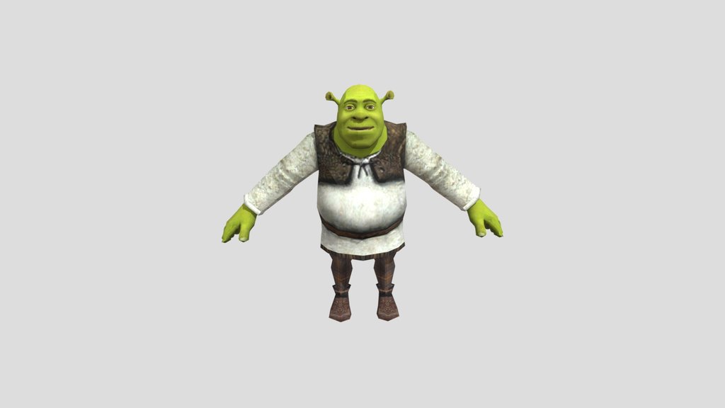 Shrek 3d model