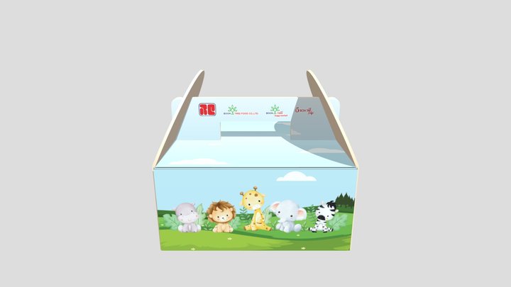 Children's Day Box 3D Model