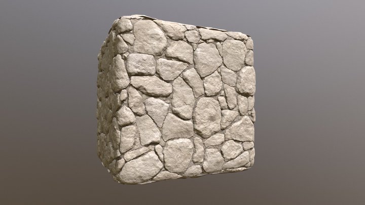 Substance Designer - Stone Wall (2018/04/19) 3D Model
