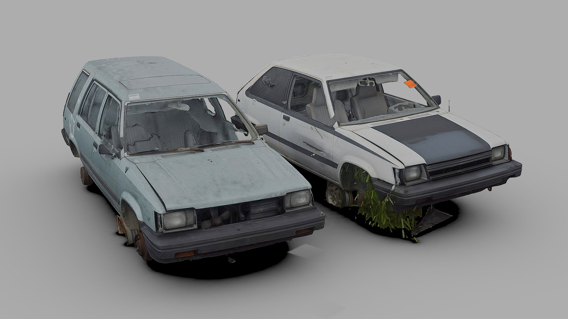 Two Tercels (Free Raw Scan)