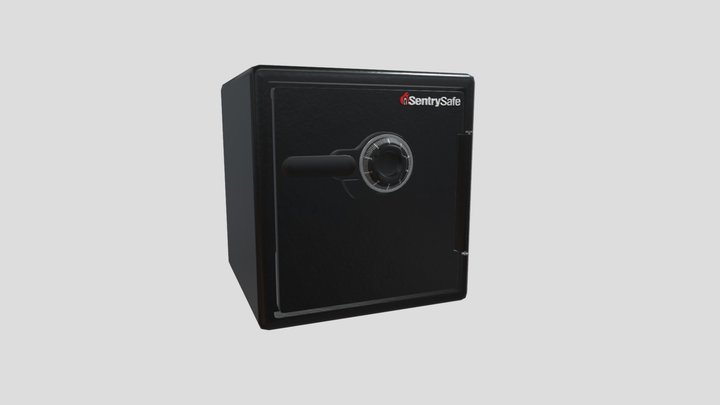 Animated Safe 3D Model