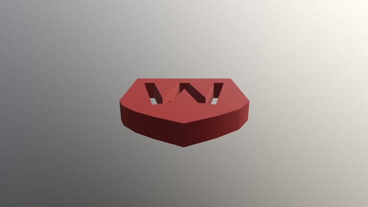 UWS Logo Maya 3D Model