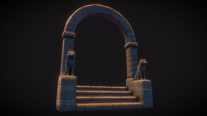 Arch Entrance 3D Model