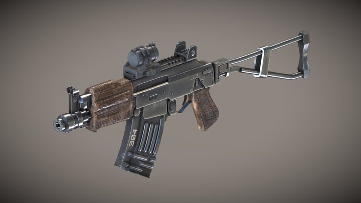 Concept AK to S.T.A.L.K.E.R. 3D Model