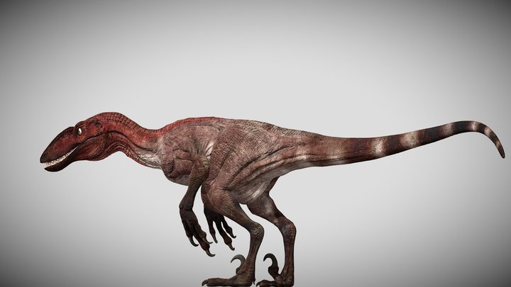 Retro Raptor Red – Kostenloses 3D-Modell STL