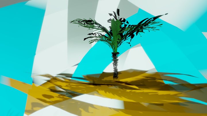 Palme Tilt Brush 3D Model