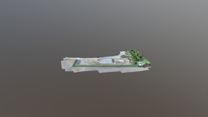 May 2018 Far Piles Simplified 3d Mesh 3D Model