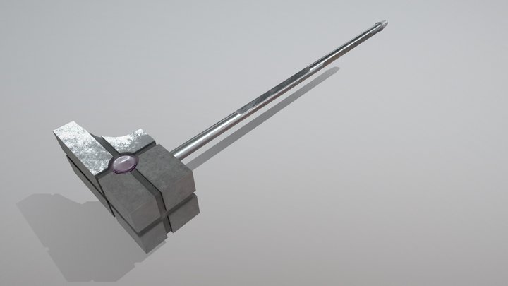 Free 3d Model Kree Universal Weapon LowPoly Game 3D Model