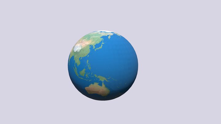 EARTH CRUST 3D Model