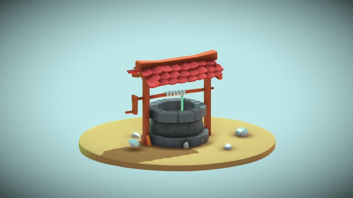 studnia 3D Model